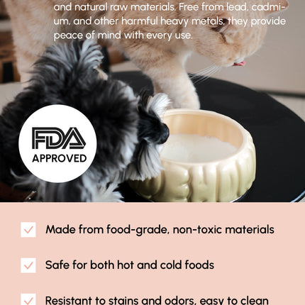 Puff Pet Bowl - Gradient Caramel