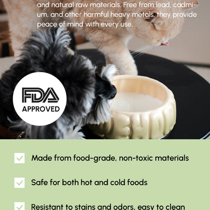 Puff Pet Bowl - Gradient Olive