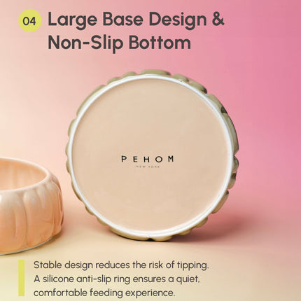 Puff Pet Bowl - Gradient Olive