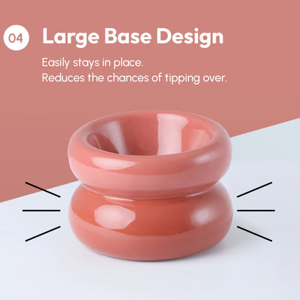 Soufflé Pet Bowl - Rose Pink