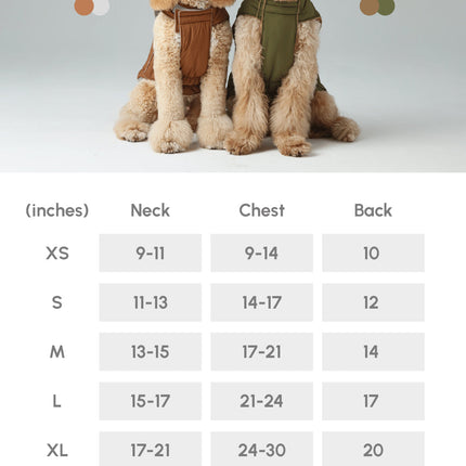 Reversible Dog Vest Jacket - Orange Grey