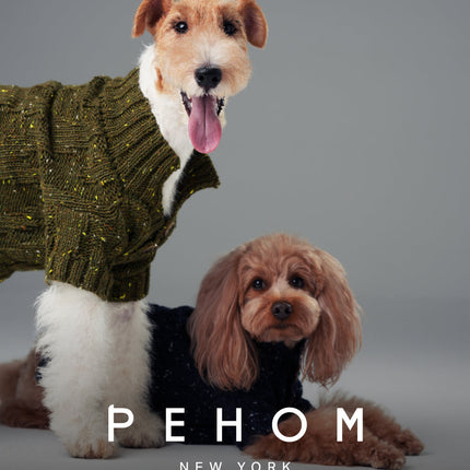 GLACIER PET SWEATER - OLIVE GREEN
