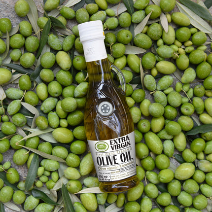 KORVEL Greek Extra Virgin Olive Oil, Amphora 8.45 fl oz (250ml) - 2 Pack