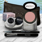 Sugar Cookie - a creamy vanilla with a pink and golden gleam / Black Beauty - Pure black