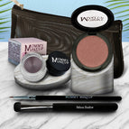Pink Mocha - a neutral muddy pink with a golden gleam / Black Orchid - Luscious metallic black burgundy