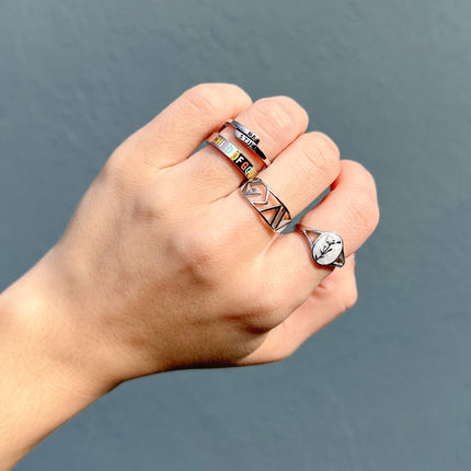Silver Child of God Ring