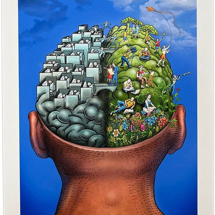 Emek “Brain Power” Mini Print