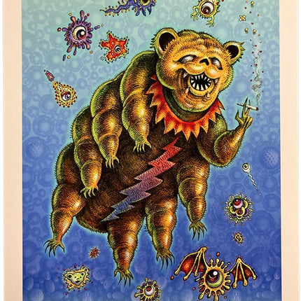 Emek “Waterbear Thee Well” Mini Print