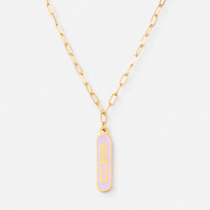 Enamel WWJD Necklace