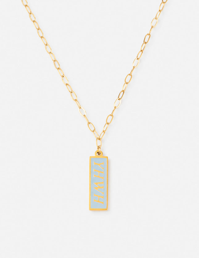 Enamel YHWH Necklace