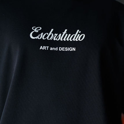 Escbrstudio Graphic Cotton Tee / Chill Now Art Design T-Shirt