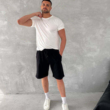 Essential Comfort Men's Lounge Shorts – Soft-Touch Minimalist Fit for Everyday Ease
