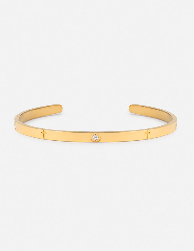 Eternity Gem Cuff Bracelet