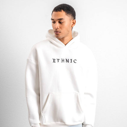 Ethnic Embroidered Oversized Hoodie Sweatshirt