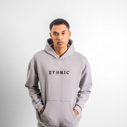 Ethnic Embroidered Oversized Hoodie Sweatshirt
