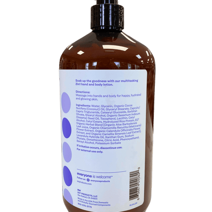 Lotion, Everyone Nourishing, Lavender Aloe, 32oz