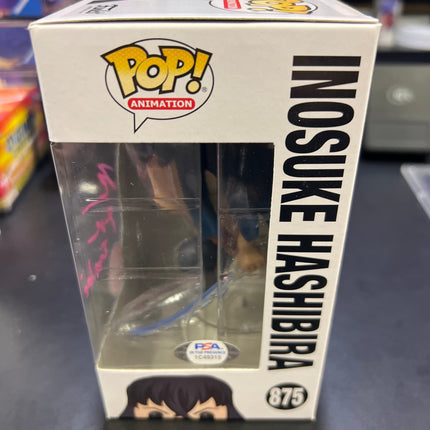 Funko POP! Inosuke Hashibira #875 Flocked Chase - Signed - In Case