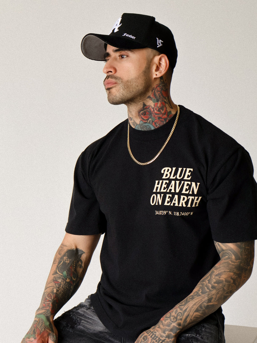 Black - Blue Heaven Tee