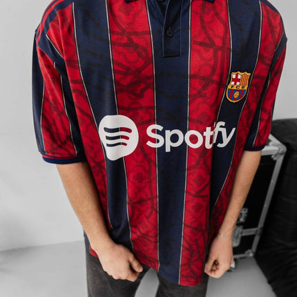 FC Barcelona Spotify T-Shirt, Unisex Cotton Football Tee
