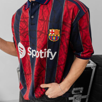 FC Barcelona Spotify T-Shirt, Unisex Cotton Football Tee