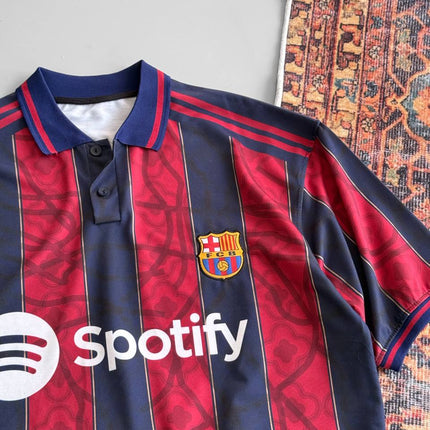 FC Barcelona Spotify T-Shirt, Unisex Cotton Football Tee