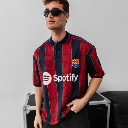 FC Barcelona Spotify T-Shirt, Unisex Cotton Football Tee