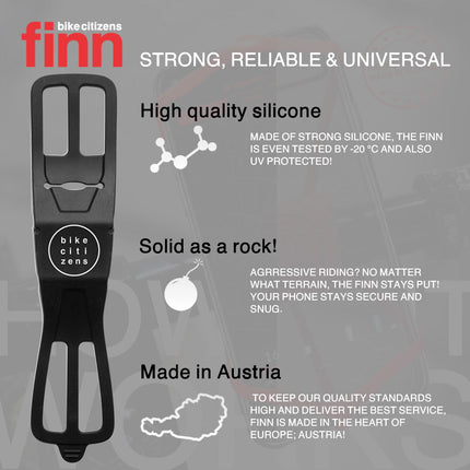 FINN - Universal Bicycle Phone Mount - Green