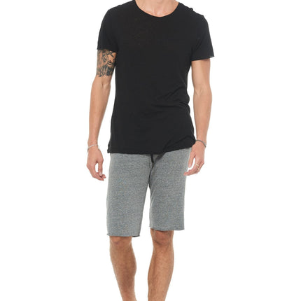 Men's French Terry Cut Off Short with Adjustable Draw Chord
