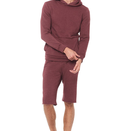 Men's French Terry Cut Off Short with Adjustable Draw Chord