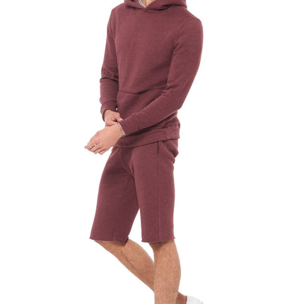 Men's French Terry Cut Off Short with Adjustable Draw Chord
