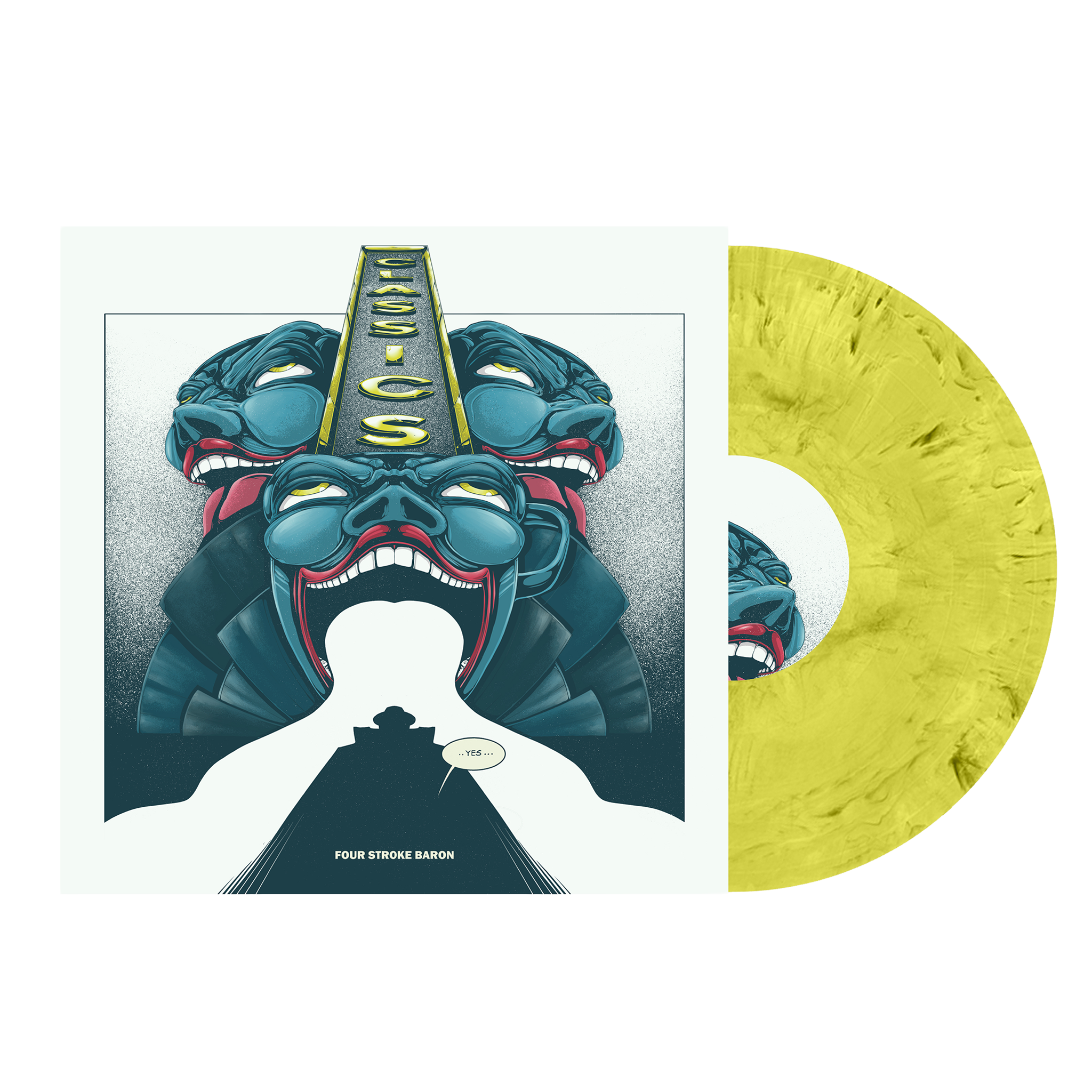 Four Stroke Baron - Classics on Yellow Marbled LP
