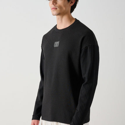 Modern Couture Patterned Oversized Knitwear