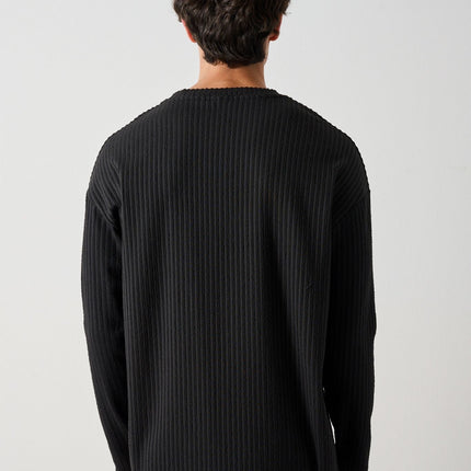 Modern Couture Patterned Oversized Knitwear