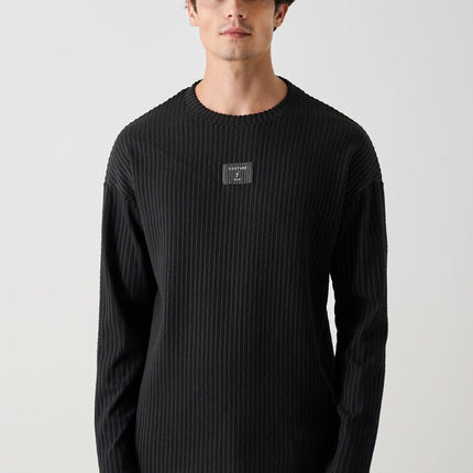 Modern Couture Patterned Oversized Knitwear