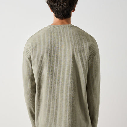 Modern Couture Patterned Oversized Knitwear