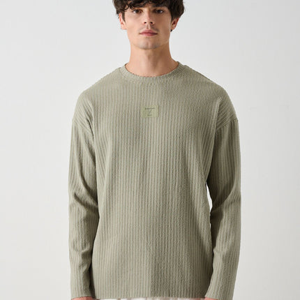 Modern Couture Patterned Oversized Knitwear