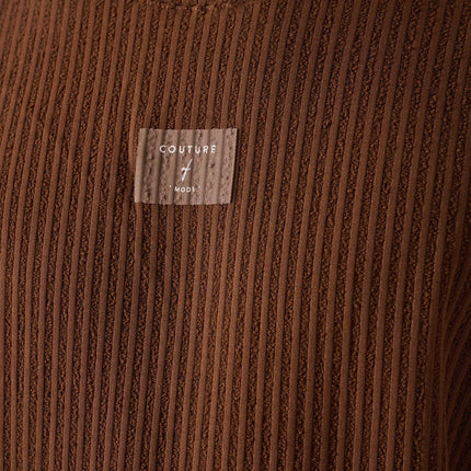 Modern Couture Patterned Oversized Knitwear