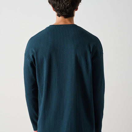 Modern Couture Patterned Oversized Knitwear