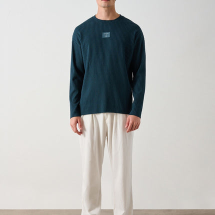 Modern Couture Patterned Oversized Knitwear
