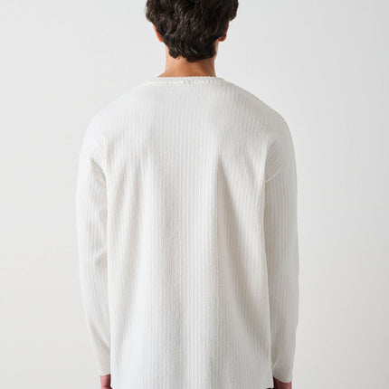 Modern Couture Patterned Oversized Knitwear