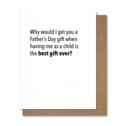 Me As A Child - Father's Day Card