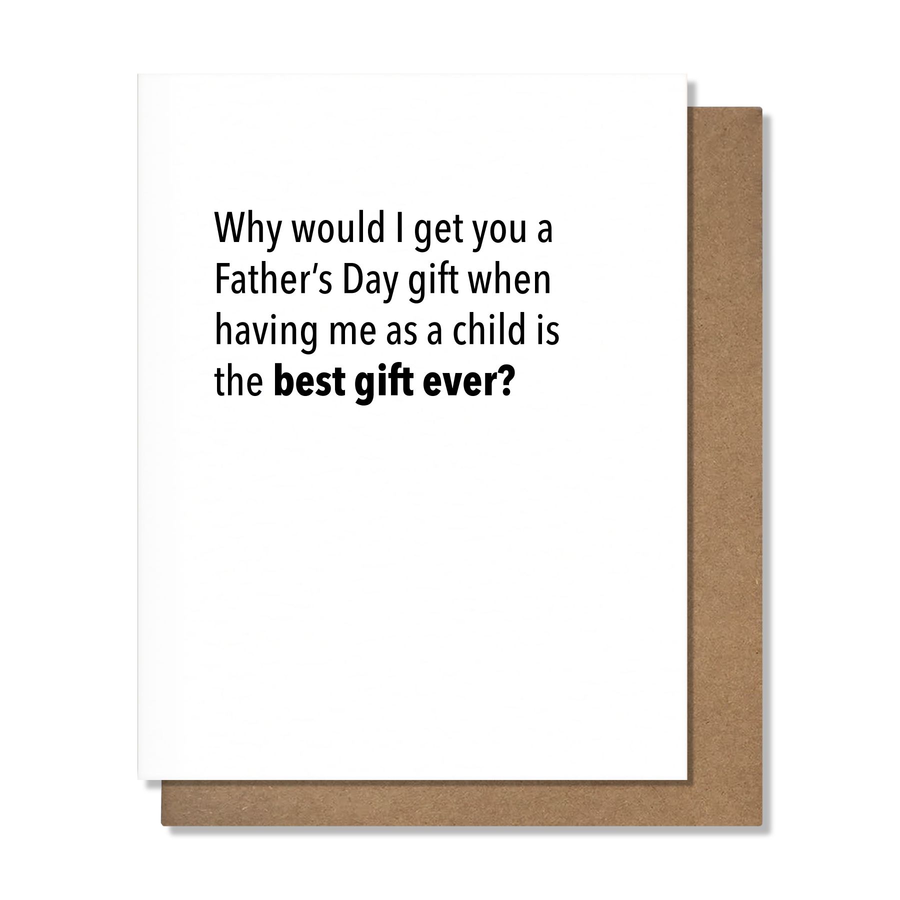 Me As A Child - Father's Day Card