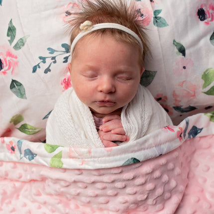 Flowers Forever Minky Blanket