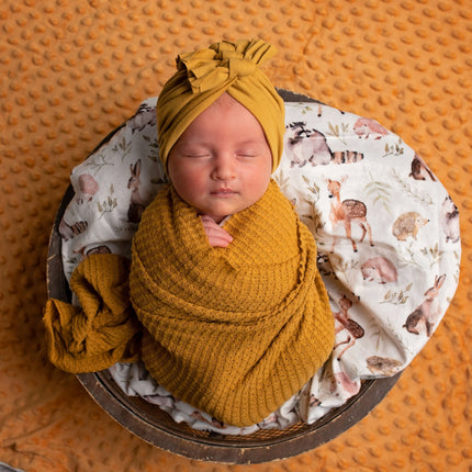 Forest Friends Minky Blanket