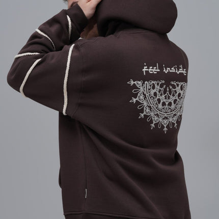 "Feel Inside" Embroidered Hoodie