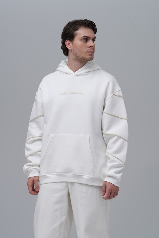 "Feel Inside" Embroidered Hoodie
