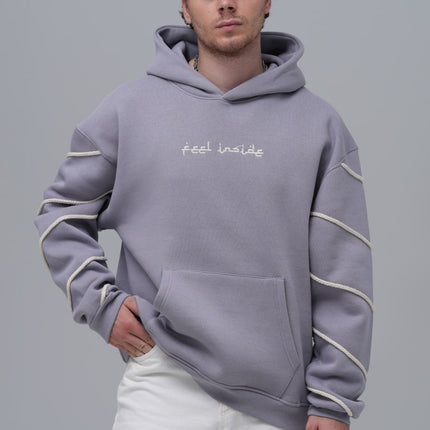 "Feel Inside" Embroidered Hoodie