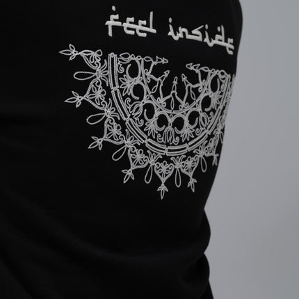 "Feel Inside" Embroidered Hoodie