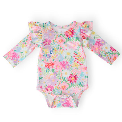 Field of Flowers L/S Flutter Bodysuit