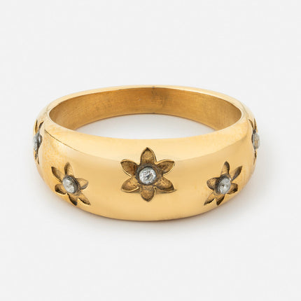Floral Dome Ring